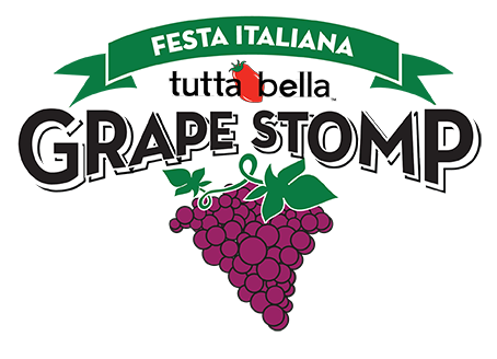 Tutta Bella Grape Stomp t-shirt logo design