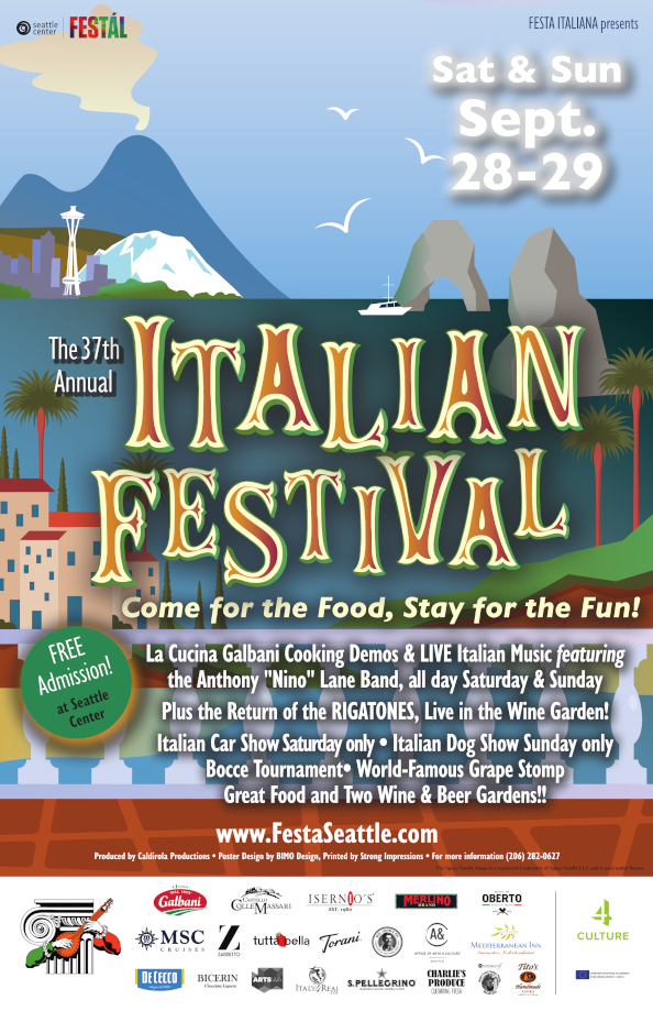 Festa Italiana Seattle 2024 poster image